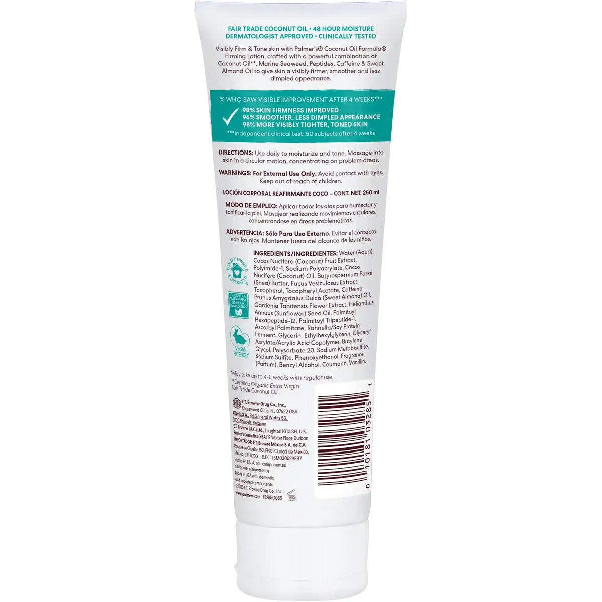 Coconut Firms Firming Body Lotion